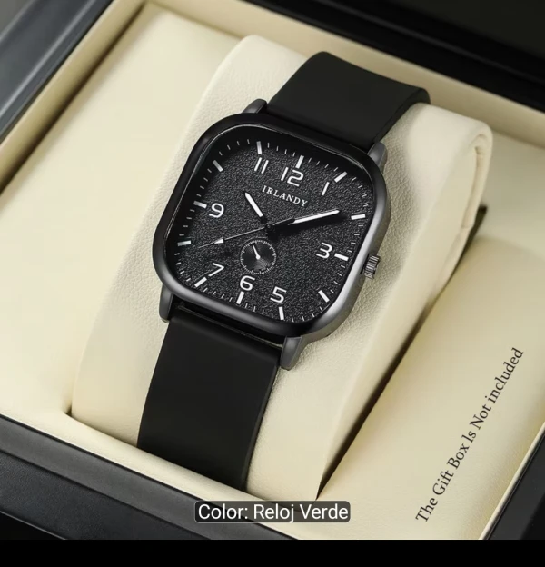 Reloj  esfera cuadrada (Negro)'s foto | D'Rodríguez Shop |  BizneCubano