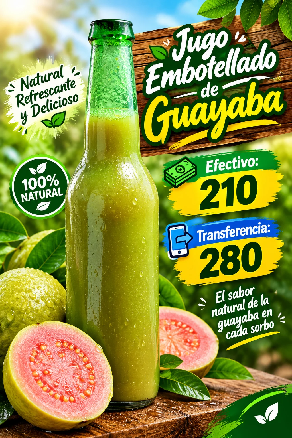 Jugo Embotellado Guayaba's foto | D'Rodríguez Shop |  BizneCubano