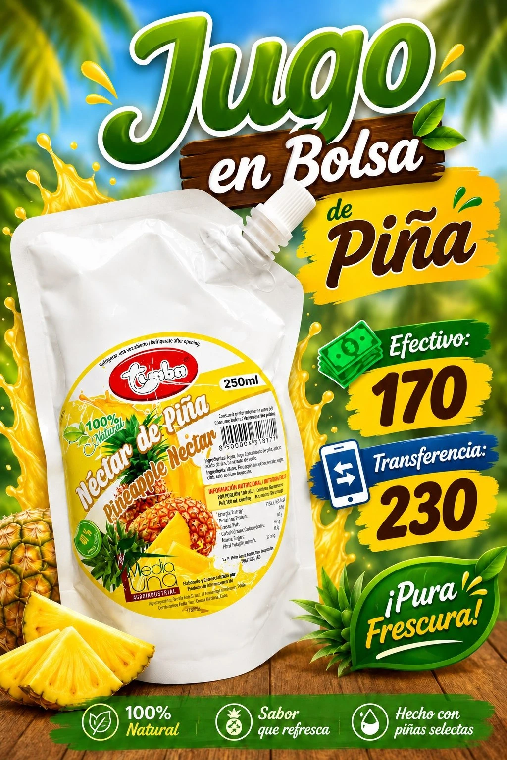 Jugo de Piña's foto | D'Rodríguez Shop |  BizneCubano