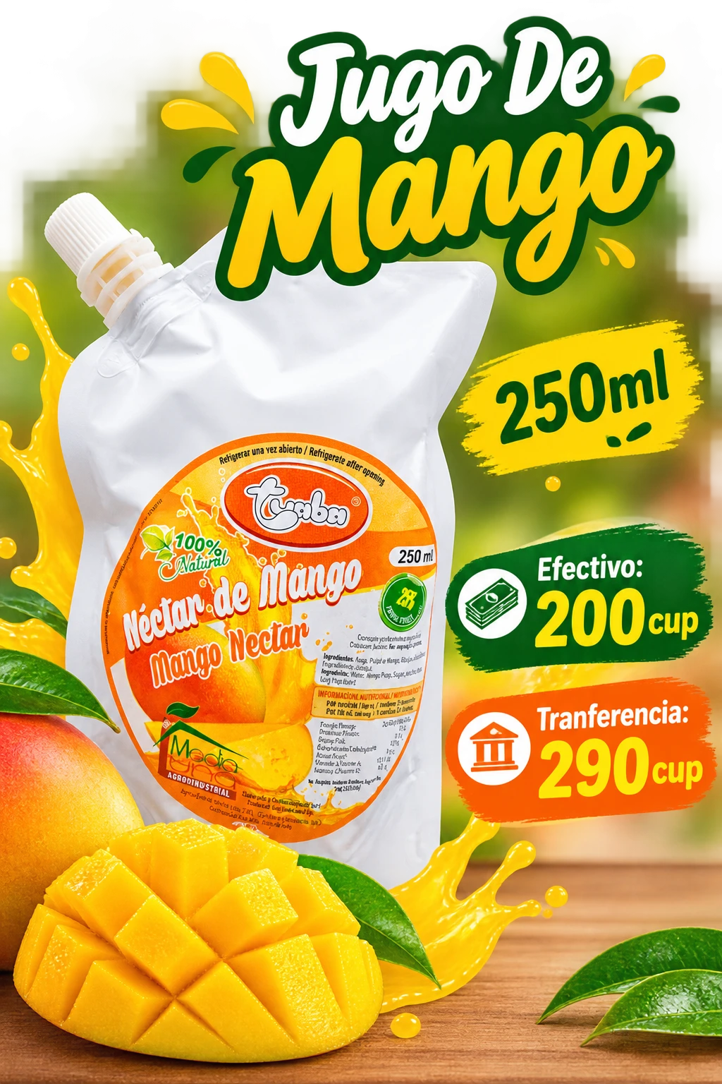 Jugo de mango en bolsita's foto | D'Rodríguez Shop |  BizneCubano
